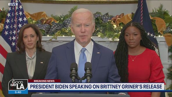 President Biden speaks on Brittney Griner's release