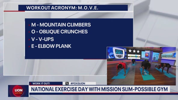 Work It Out: National Exercise Day with Mission Slim-Possible Gym