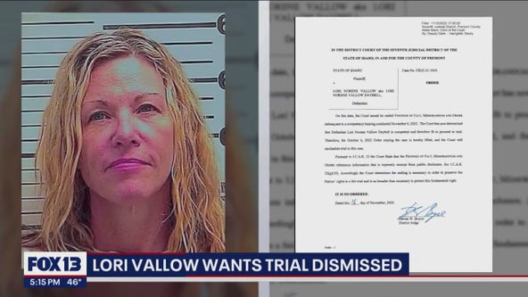 'Cult mom' Lori Vallow wants trial dismissed