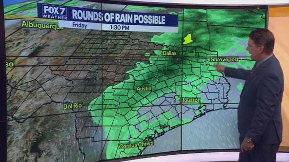 Austin weather: Rounds of rain later this week