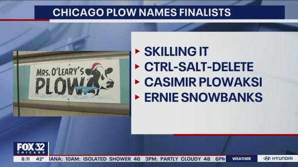 Newly named Chicago snow plows to be unveiled today