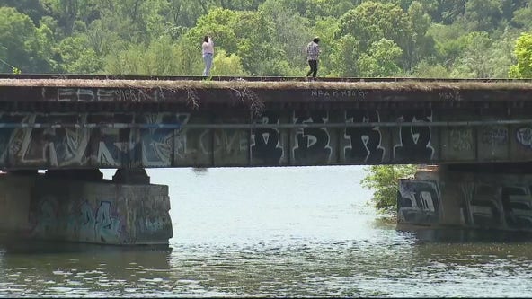 Dangerous - and illegal: Police say jumping from railroad bridges into water can kill