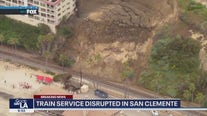 Train service disrupted in San Clemente