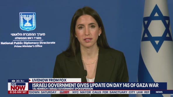 Israeli govt. update on 145 of war in Gaza