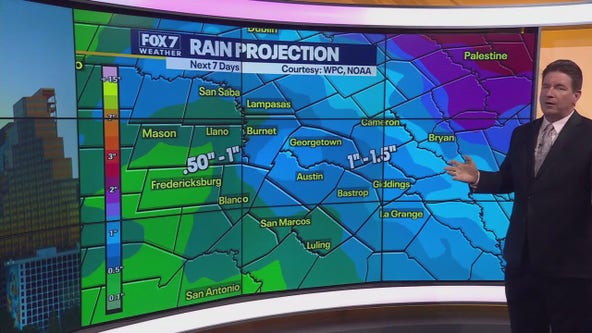 Austin weather: Rain incoming over the weekend