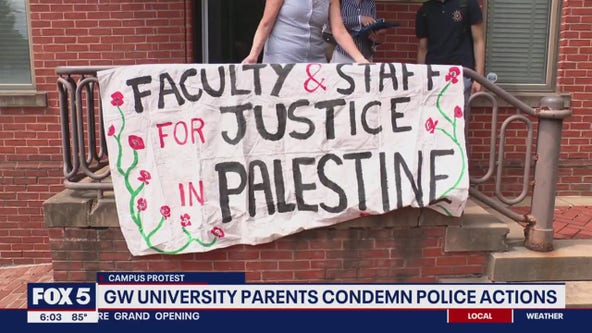 GW parents condemn police after officers clear out pro-Palestine encampment