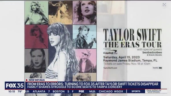 StubHub offers Florida family original tickets to Taylor Swift concert disappear
