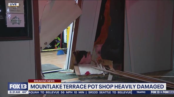 Mountlake Terrace pot shop heavily damaged