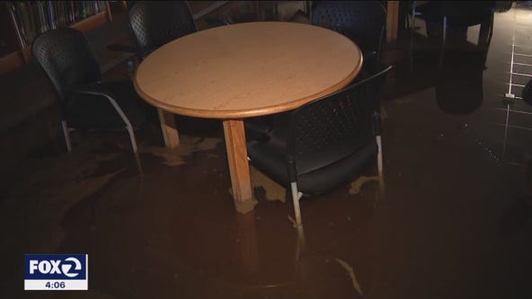California superintendent surveys flood damaged schools