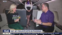 Soar into the Super Bowl in style with a private jet