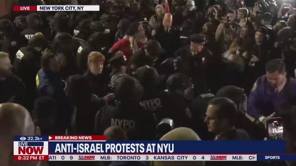 NYU protesters clash with police, arrests made