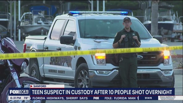 Sanford shooting: 10 hurt, 16-year-old in custody