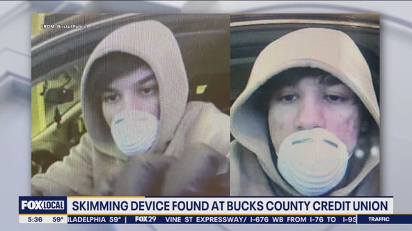 Skimming device found at Bucks County credit union