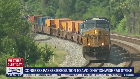 Congress passes resolution to avoid nationwide rail strike