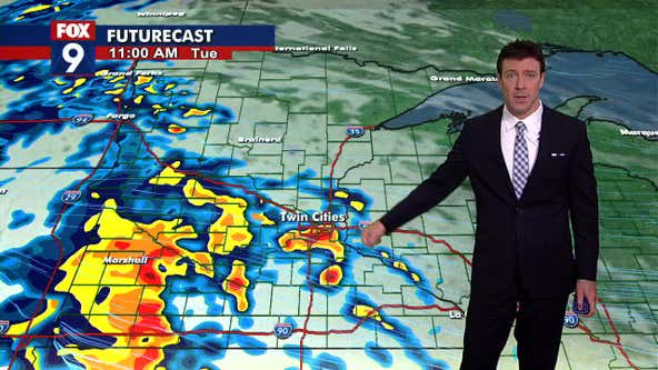 MN weather: Rounds of rain, very windy Tuesday
