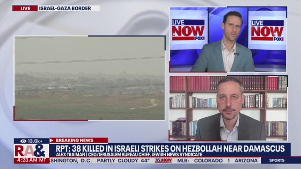 38 dead in Israeli strike on Hezbollah in Syria