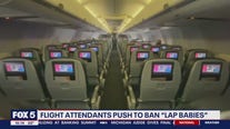 Flight attendants push to ban 'lap babies'