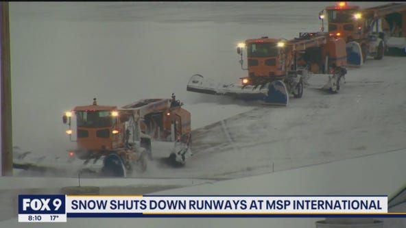 Some delays at MSP Airport after Tuesday's temporary shutdown due to snow
