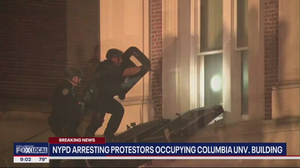 NYPD breaks into occupied Hamilton Hall