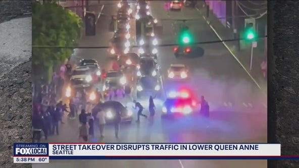 Street takeover disrupts Seattle's Lower Queen Anne neighborhood