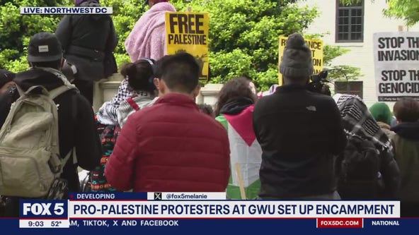 Pro-Palestine protests continue at George Washington University