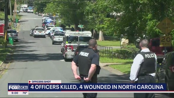 4 NC law officers killed while serving warrant