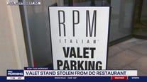 Thieves steal valet stand, car keys from outside downtown DC restaurant