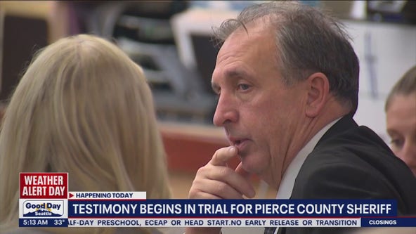 Testimony begins in trial for Pierce County Sheriff