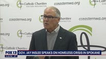 Gov. Inslee speaks on homelessness crisis in Spokane