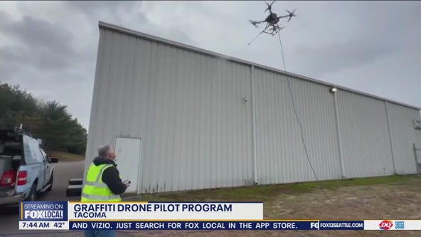 Graffiti drone pilot program