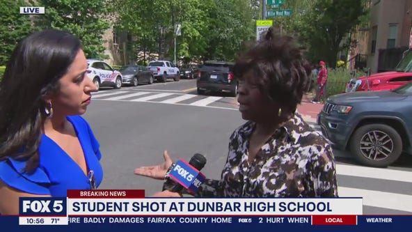 Student shot at Dunbar High School