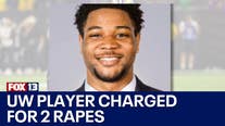 UW football player charged with raping 2 women