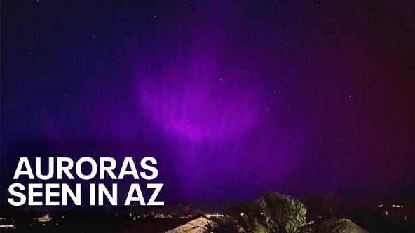 Auroras from the Northern Lights seen across Arizona
