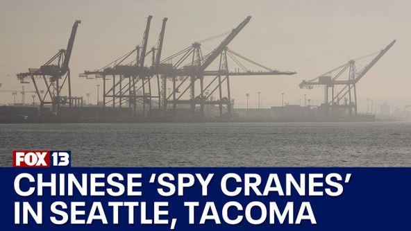 Rising concerns over Chinese 'spy cranes' in Seattle, Tacoma