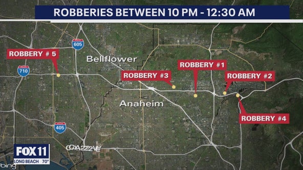 Robbery spree suspects arrested in Long Beach