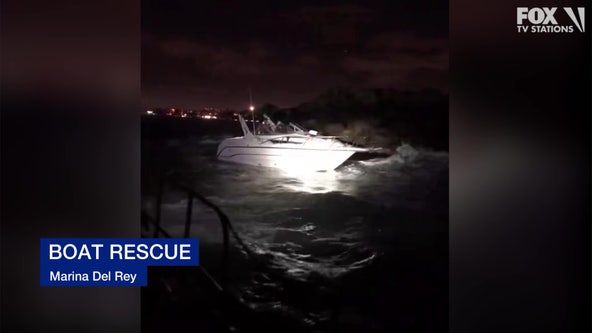 Marina Del Rey boat rescue