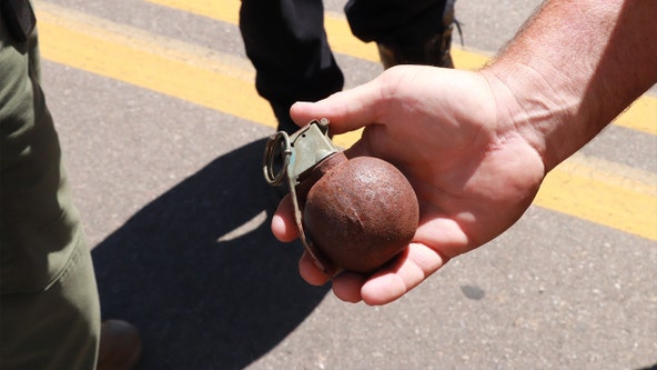 Grenade scare for Southern AZ firefighters