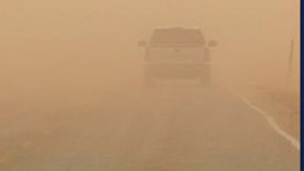 Dust storm closes down part of I-55