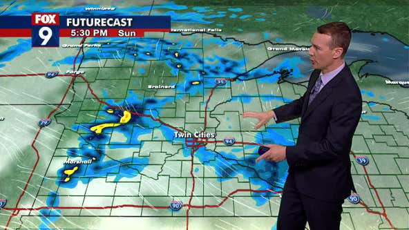 MN weather: Rain Sunday night, more coming Tuesday