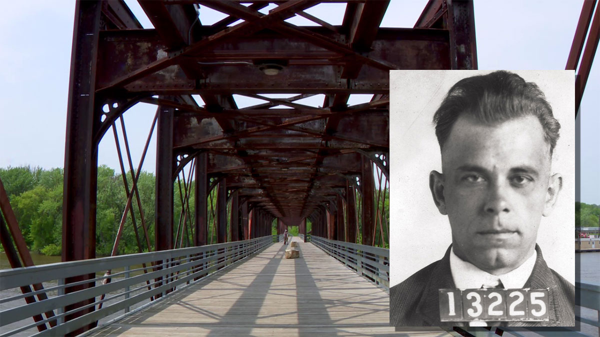 Minnesota bridge was Dillinger's escape route