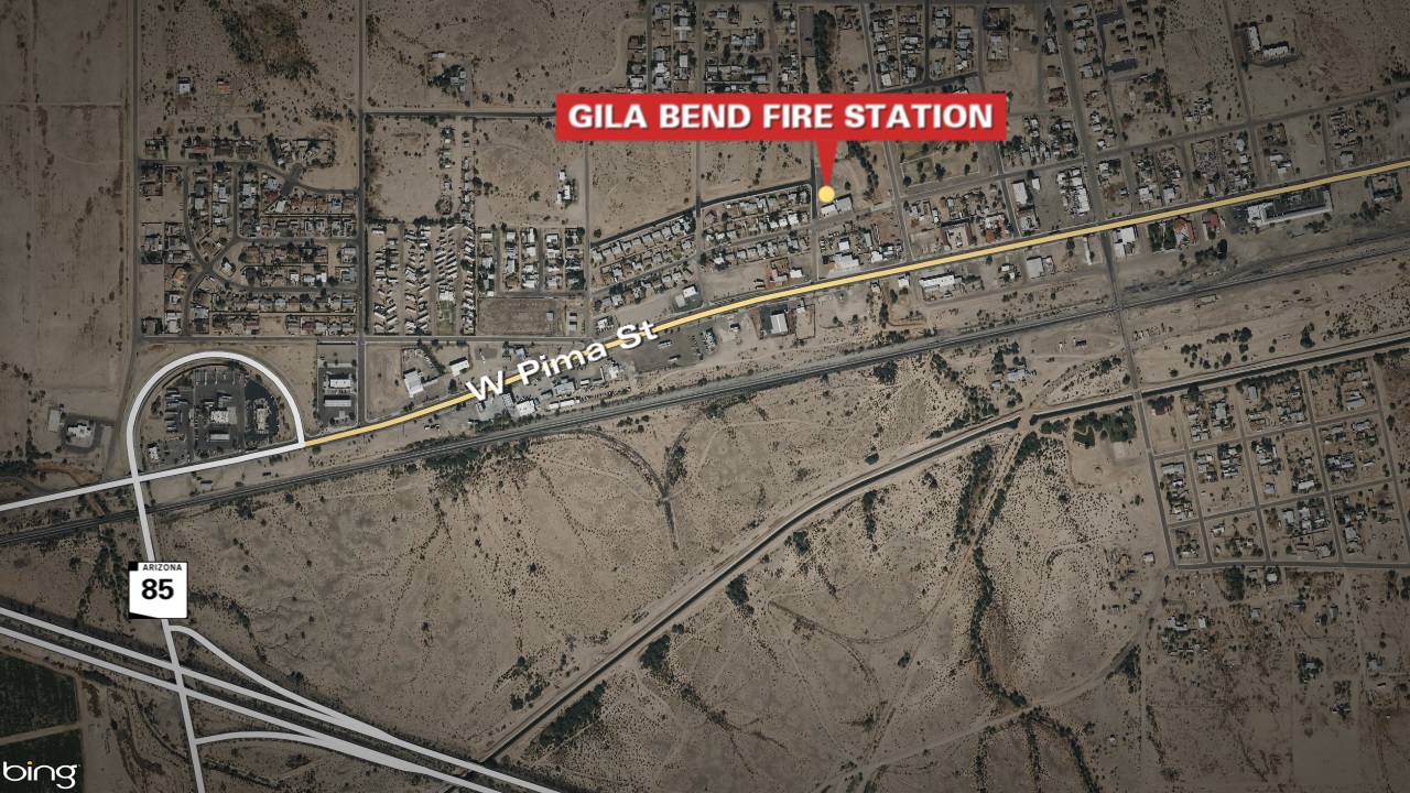 Gila Bend firefighter injured after fire truck falls on him
