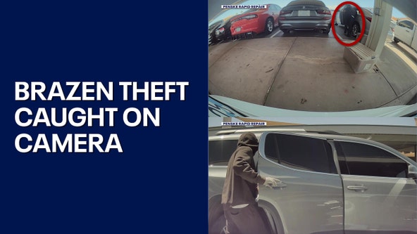 Tesla camera catches thief at AZ business