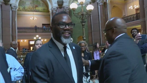Mayor Brandon Johnson advocates for increased state funding for Chicago Public Schools