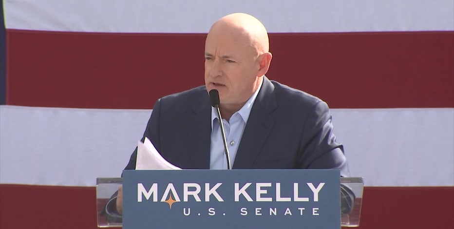 Democrat Kelly reports $12.8 million for Arizona Senate bid