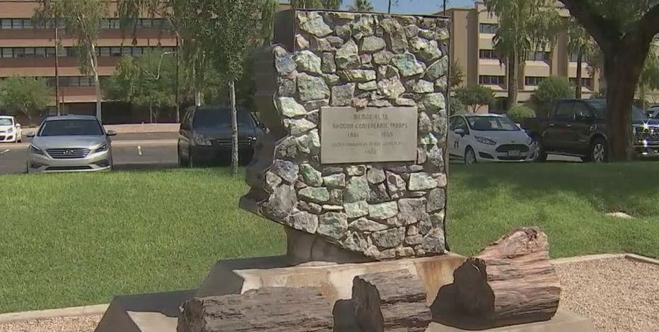 Arizona veterans urge Gov. Ducey to remove Confederate monument at state Capitol