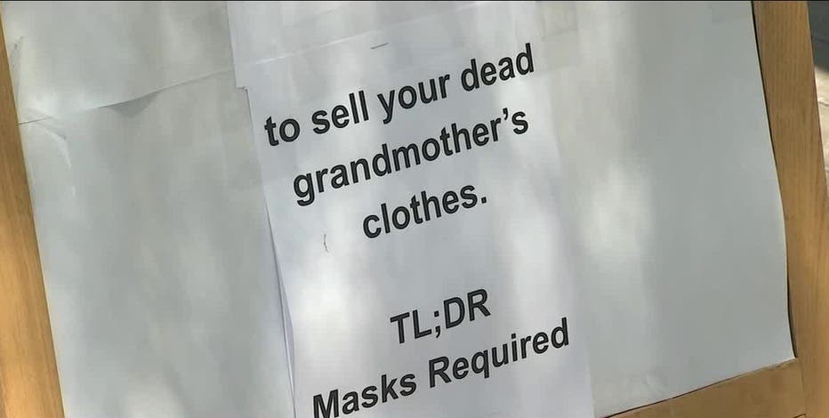 Downtown Phoenix vintage clothing store doesn't mince words on mask wearing