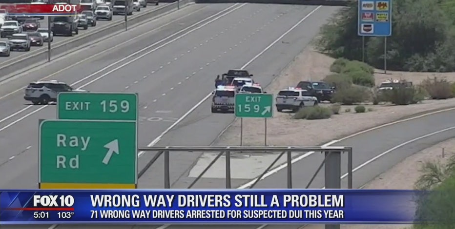 Wrong-way drivers becoming an increasing problem in the Valley