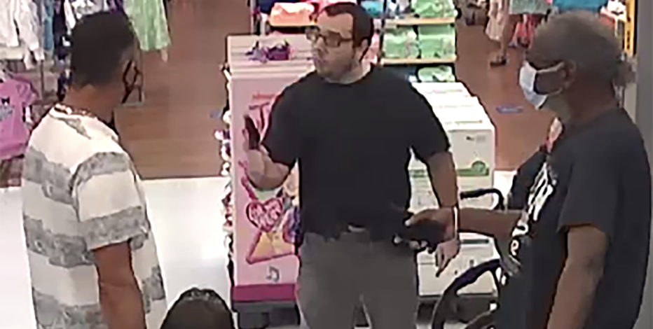 Video: Walmart shopper pulls gun on man in dispute over mask