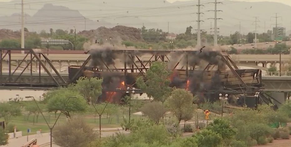 Repair work ahead following late July train derailment and fire on bridge over Tempe Town Lake