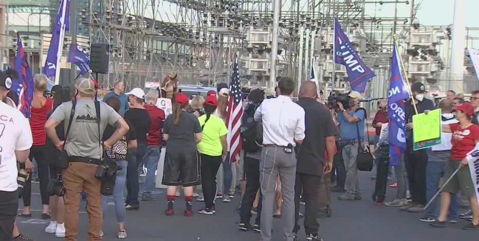 Phoenix Trump supporters hold protests as votes continue to be counted